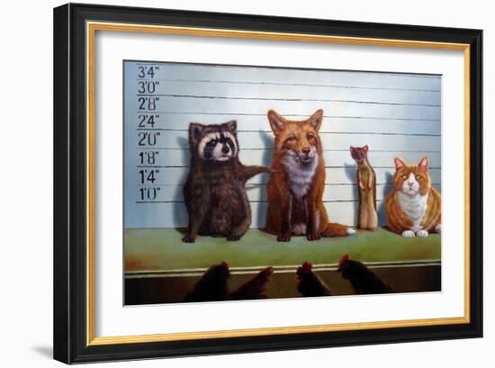 Usual Suspects-Lucia Heffernan-Framed Art Print