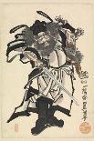 Horse Galloping under Willow Tree-Utagawa Kunisada-Giclee Print
