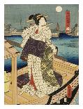 Costumes in Five Different Colors - White (Shiro)-Utagawa Kunisada (Toyokuni III)-Art Print