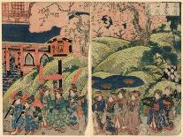 Ueno Toeizan Hanazakari No Zu-Utagawa Kuniyasu-Giclee Print