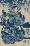 The Courtesan Usugumo of Tama-Ya-Utagawa Kuniyoishi-Framed Art Print