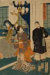 Banquet at a foreign mercantile house in Yokohama, 1861-Utagawa Sadahide-Giclee Print