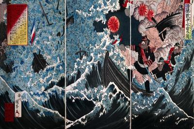 Utagawa, Shin Butsu Senso Suiraika No Duz' Giclee Print - Kunimini