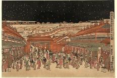 Kyoto Sanjusangendo No Zu-Utagawa Toyoharu-Framed Premier Image Canvas