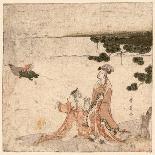 Saru No Ikigimo-Utagawa Toyohiro-Framed Giclee Print