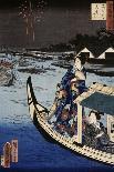 Femme dans une barque durant une fête-Utagawa Toyokuni-Giclee Print