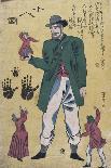 A Giant with Midgets-Utagawa Yoshitora-Giclee Print