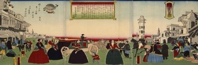 Battle, from the Series '47 Faithful Samurai, 1850-1880-Utagawa Yoshitora-Framed Giclee Print