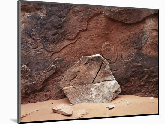 Utah, Arches National Park. an Abstract Sandstone Formation-Christopher Talbot Frank-Mounted Photographic Print