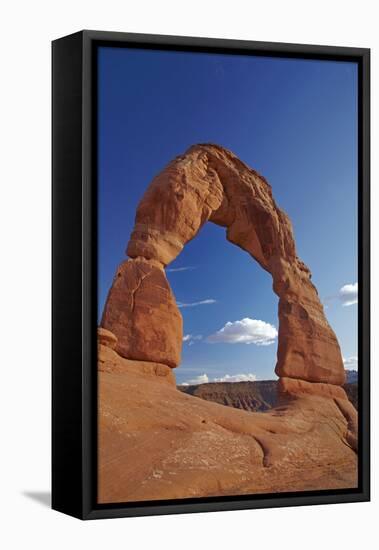 Utah, Arches National Park, Delicate Arch, 65 Ft. 20 M Tall Iconic Landmark-David Wall-Framed Premier Image Canvas