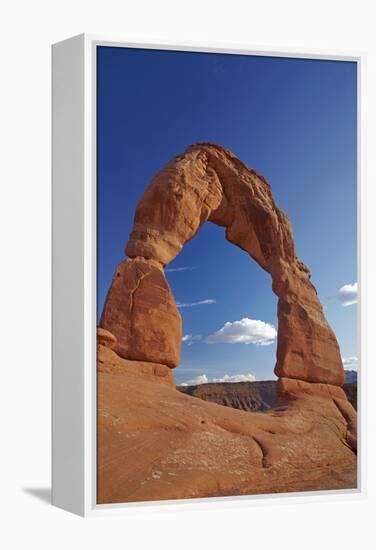 Utah, Arches National Park, Delicate Arch, 65 Ft. 20 M Tall Iconic Landmark-David Wall-Framed Premier Image Canvas