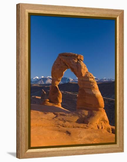 Utah, Arches National Park, Delicate Arch, USA-Alan Copson-Framed Premier Image Canvas