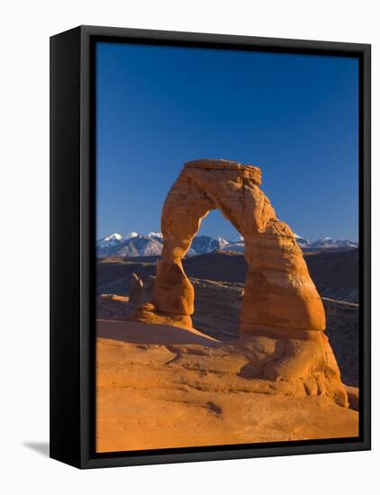 Utah, Arches National Park, Delicate Arch, USA-Alan Copson-Framed Premier Image Canvas