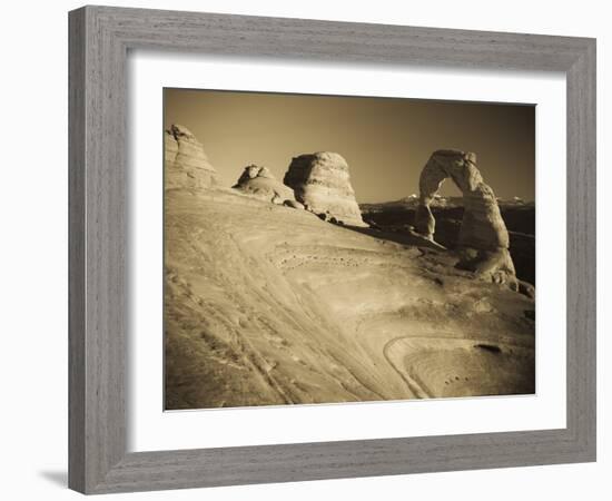 Utah, Arches National Park, Delicate Arch, USA-Alan Copson-Framed Photographic Print