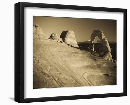 Utah, Arches National Park, Delicate Arch, USA-Alan Copson-Framed Photographic Print