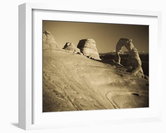 Utah, Arches National Park, Delicate Arch, USA-Alan Copson-Framed Photographic Print