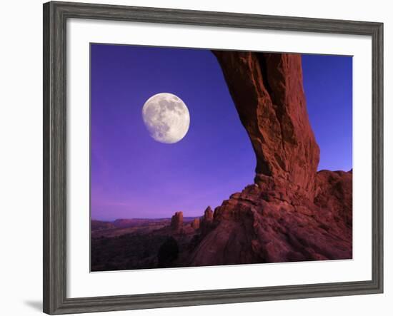 Utah, Arches National Park, North Arch, USA-Alan Copson-Framed Photographic Print