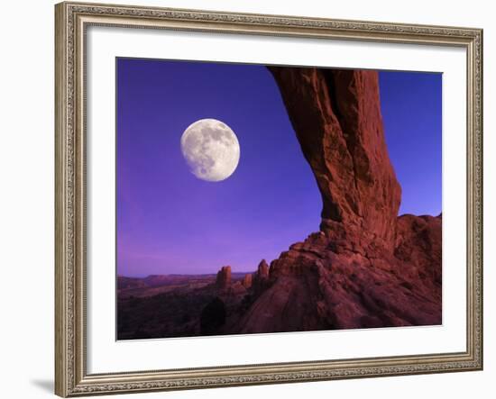 Utah, Arches National Park, North Arch, USA-Alan Copson-Framed Photographic Print