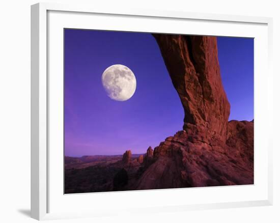 Utah, Arches National Park, North Arch, USA-Alan Copson-Framed Photographic Print