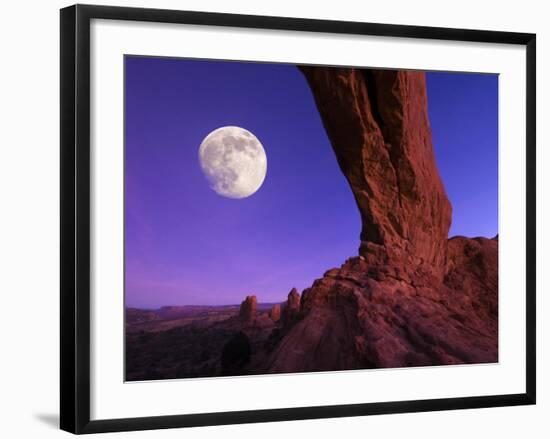 Utah, Arches National Park, North Arch, USA-Alan Copson-Framed Photographic Print