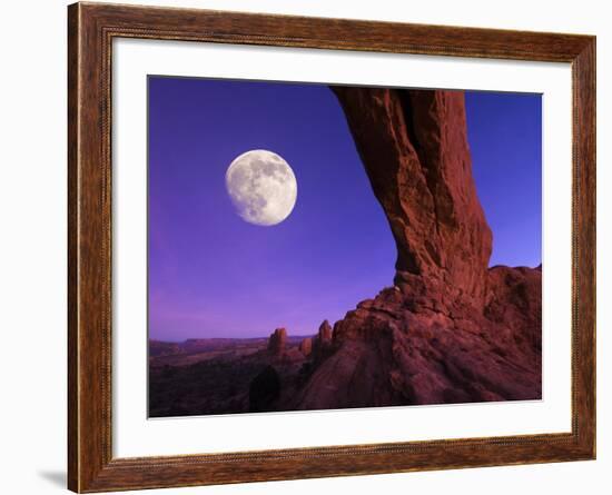 Utah, Arches National Park, North Arch, USA-Alan Copson-Framed Photographic Print