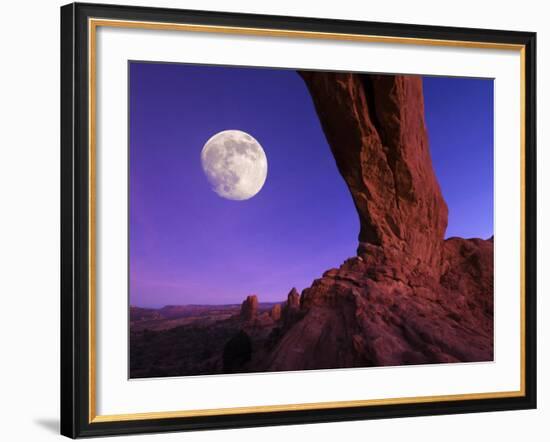 Utah, Arches National Park, North Arch, USA-Alan Copson-Framed Photographic Print