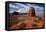 Utah, Arches National Park, Rock Formations from La Sal Mountains Viewpoint-David Wall-Framed Premier Image Canvas