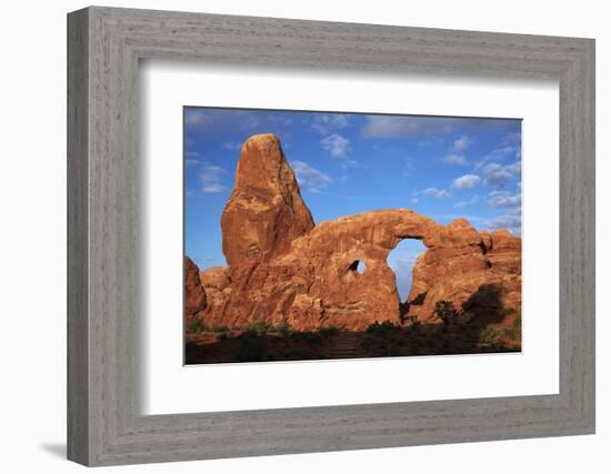 Utah, Arches National Park, Turret Arch in the Windows Section-David Wall-Framed Photographic Print