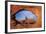 Utah, Arches National Park, Turret Arch Seen Through North Window-David Wall-Framed Photographic Print