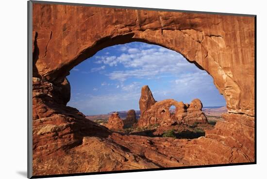 Utah, Arches National Park, Turret Arch Seen Through North Window-David Wall-Mounted Photographic Print