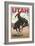 Utah - Bronco Bucking-Lantern Press-Framed Art Print