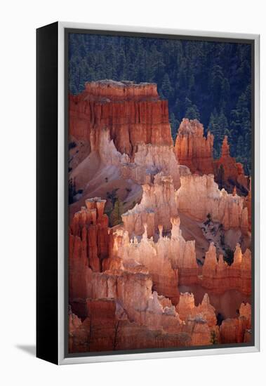 Utah, Bryce Canyon National Park, Hoodoos in Bryce Amphitheater-David Wall-Framed Premier Image Canvas