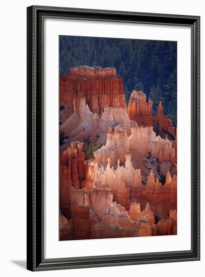 Utah, Bryce Canyon National Park, Hoodoos in Bryce Amphitheater-David Wall-Framed Photographic Print