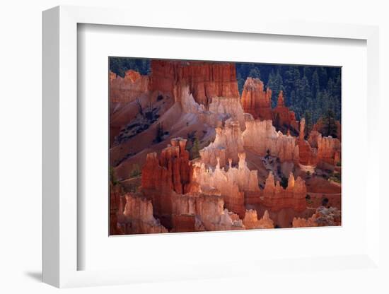 Utah, Bryce Canyon National Park, Hoodoos in Bryce Amphitheater-David Wall-Framed Photographic Print