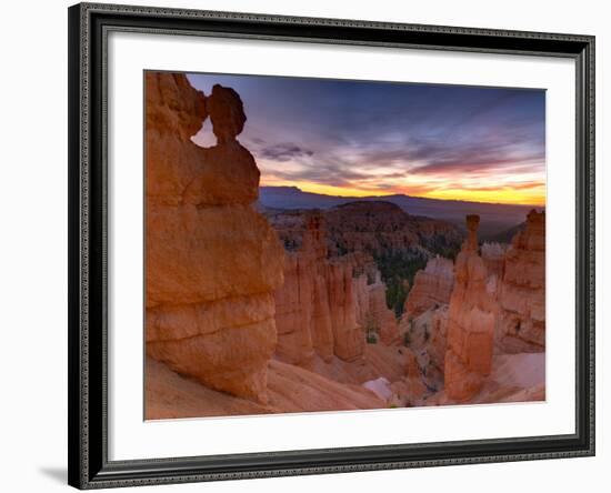 Utah, Bryce Canyon National Park, Thors Hammer Near Sunset Point, USA-Alan Copson-Framed Photographic Print