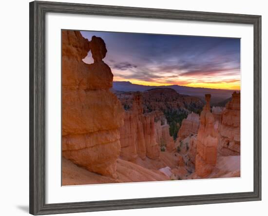 Utah, Bryce Canyon National Park, Thors Hammer Near Sunset Point, USA-Alan Copson-Framed Photographic Print