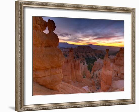 Utah, Bryce Canyon National Park, Thors Hammer Near Sunset Point, USA-Alan Copson-Framed Photographic Print