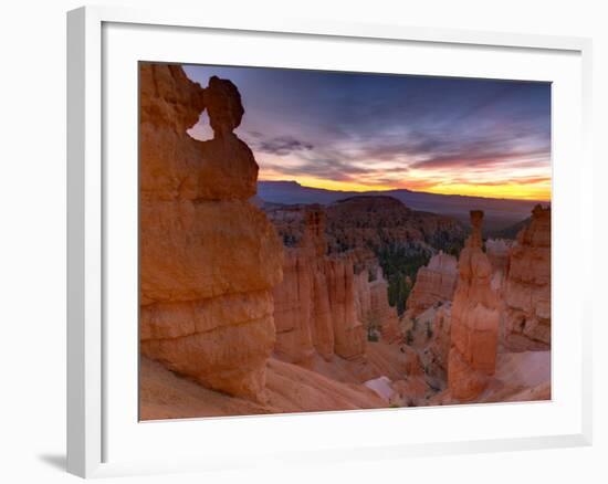 Utah, Bryce Canyon National Park, Thors Hammer Near Sunset Point, USA-Alan Copson-Framed Photographic Print