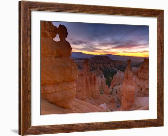 Utah, Bryce Canyon National Park, Thors Hammer Near Sunset Point, USA-Alan Copson-Framed Photographic Print