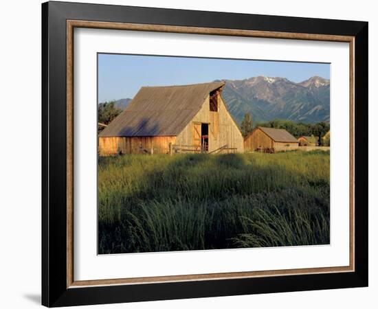 Utah, Cache Valley. Buildings of the Ronald Jensen Historical Farm-Scott T^ Smith-Framed Photographic Print