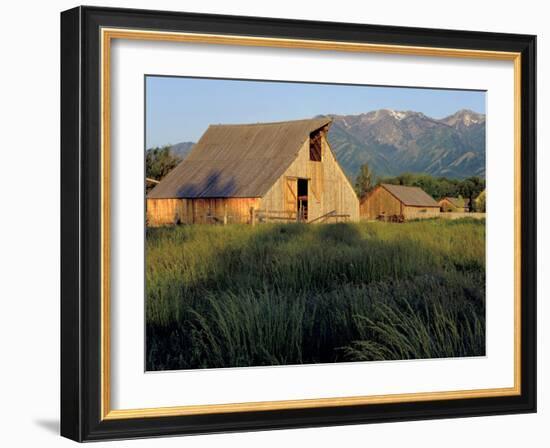 Utah, Cache Valley. Buildings of the Ronald Jensen Historical Farm-Scott T^ Smith-Framed Photographic Print