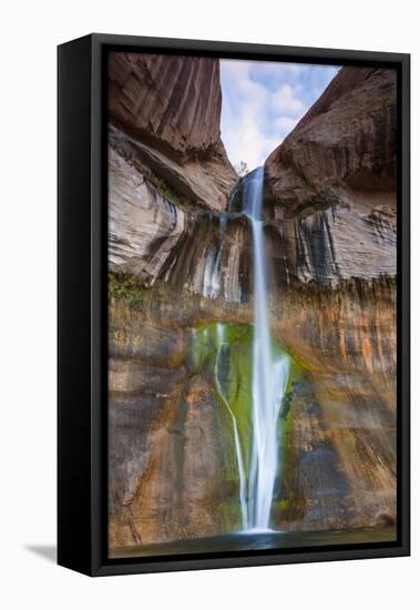 Utah, Calf Creek Falls, Escalante-Grand Staircase National Monument-Judith Zimmerman-Framed Premier Image Canvas