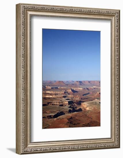 Utah, Canyonlands National Park, White Rim and Green River, Island in the Sky-David Wall-Framed Photographic Print