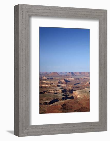 Utah, Canyonlands National Park, White Rim and Green River, Island in the Sky-David Wall-Framed Photographic Print