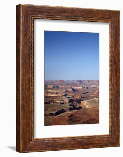 Utah, Canyonlands National Park, White Rim and Green River, Island in the Sky-David Wall-Framed Photographic Print