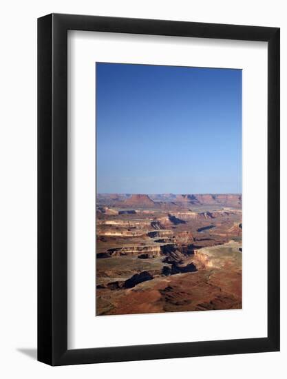 Utah, Canyonlands National Park, White Rim and Green River, Island in the Sky-David Wall-Framed Photographic Print