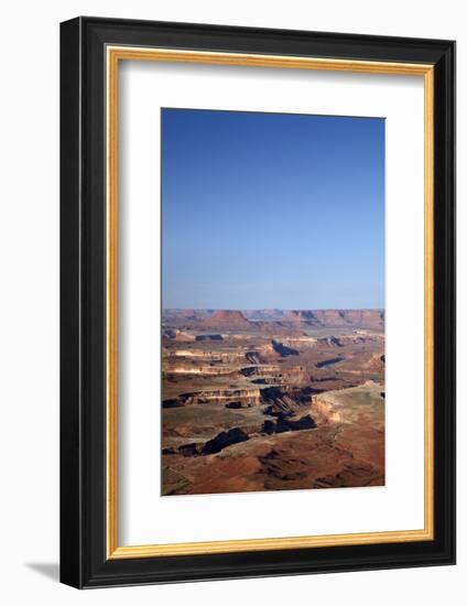 Utah, Canyonlands National Park, White Rim and Green River, Island in the Sky-David Wall-Framed Photographic Print