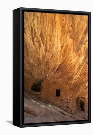 Utah, Cedar Mesa. Fallen Roof Ruin-Judith Zimmerman-Framed Premier Image Canvas