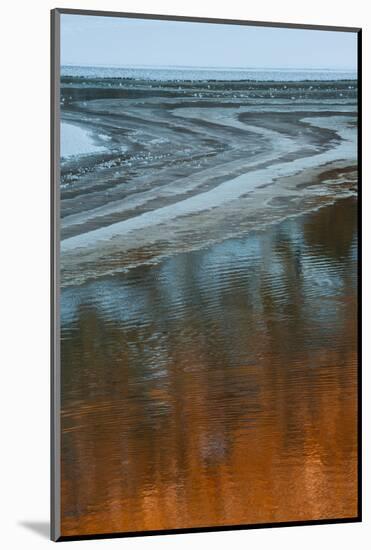 Utah. Colorado River Ice and Canyon Wall Reflections, Moab-Judith Zimmerman-Mounted Photographic Print