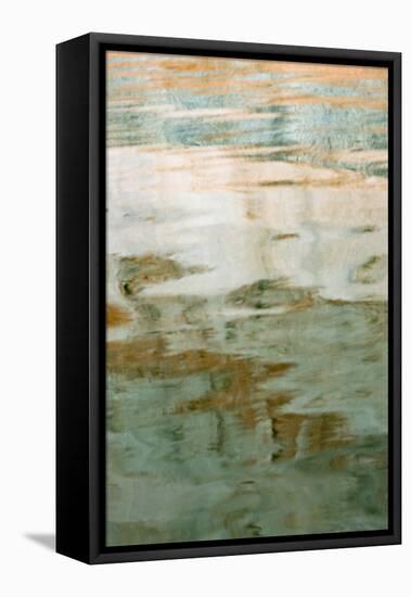 Utah. Colorful Abstract Reflections of Canyon Walls on Lake Powell-Judith Zimmerman-Framed Premier Image Canvas